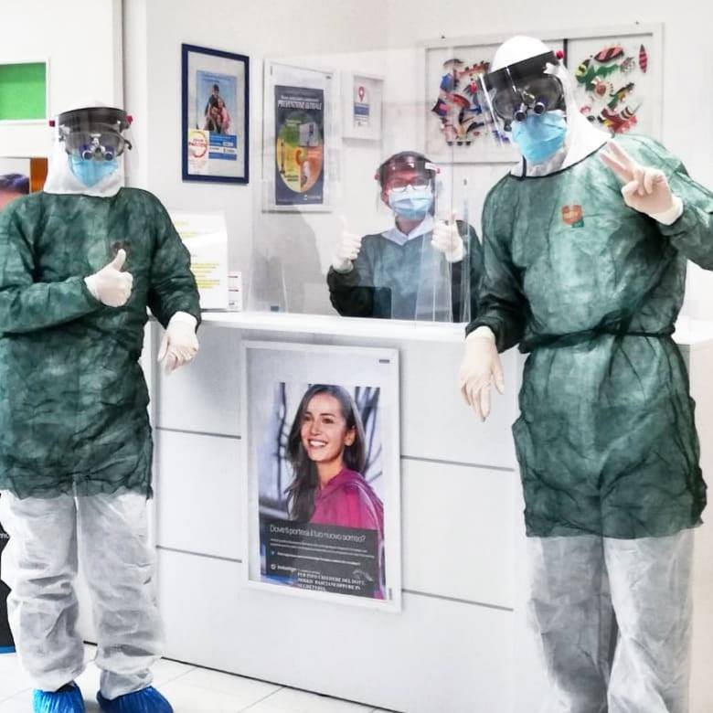 protezioni covid dentista